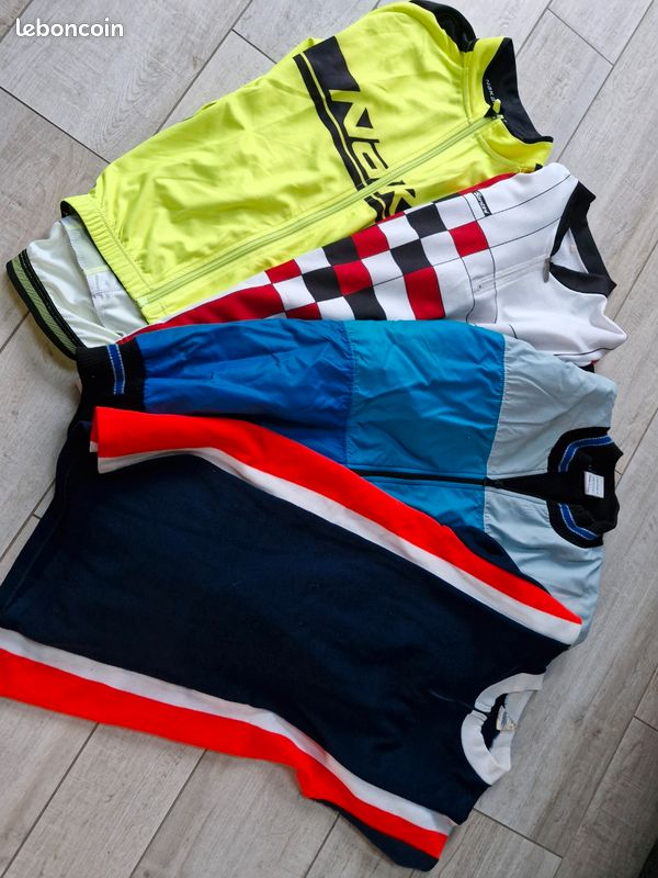 Lot maillots blousons cyclisme (image 1)
