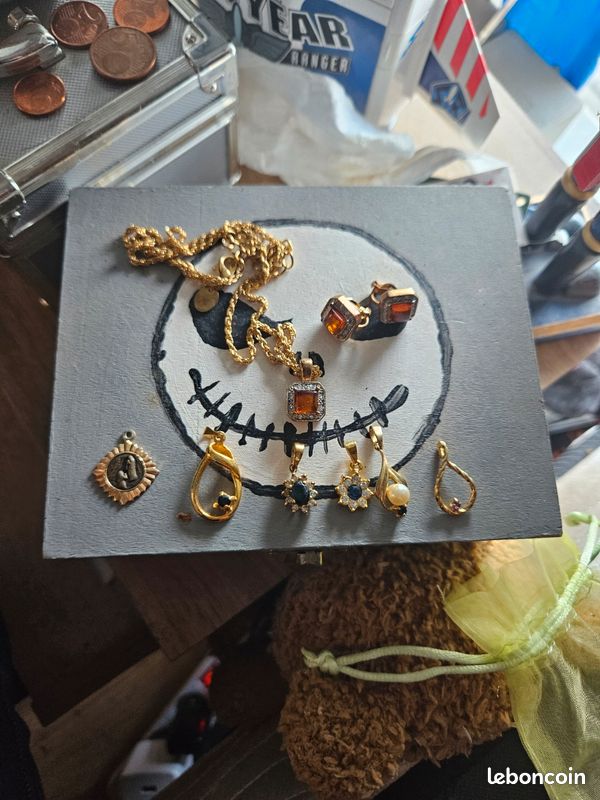 Lot De Bijoux Femme Acier Inoxydable Plaqué Or - Élégant, Neuf En Boîte - Bene Bene