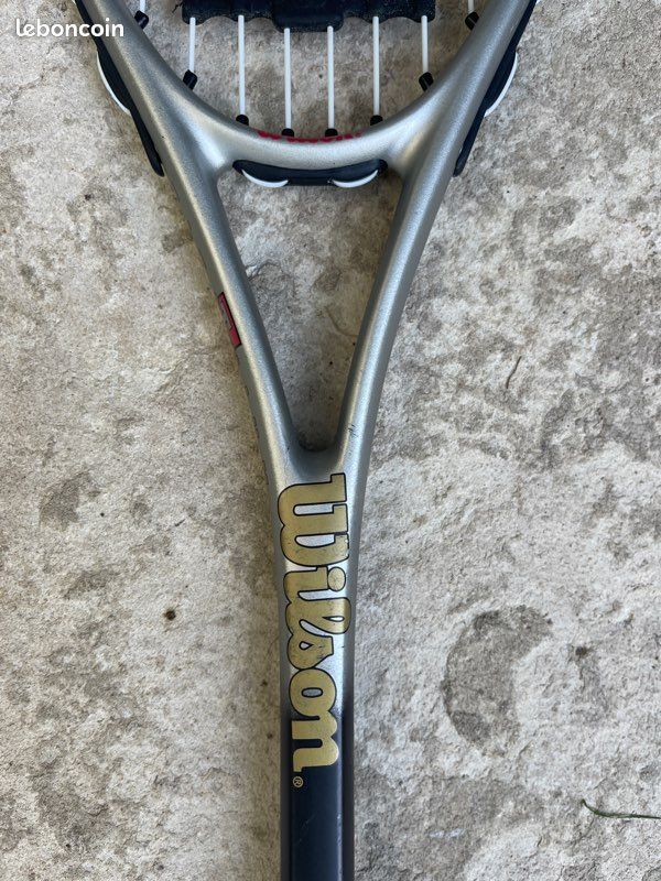 Raquette de squash adulte Wilson Cobra graphite fusionné avec étui