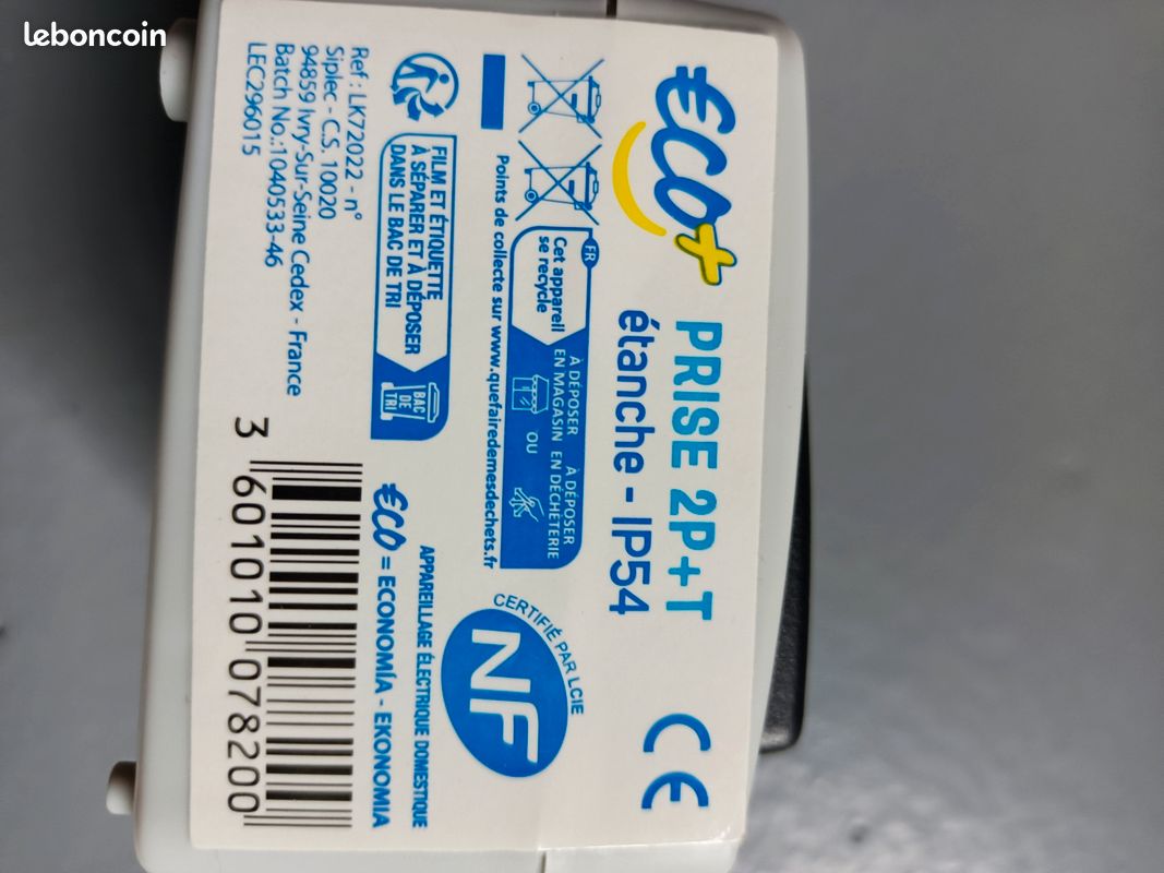 Lot de 4 prises électriques (image 2)