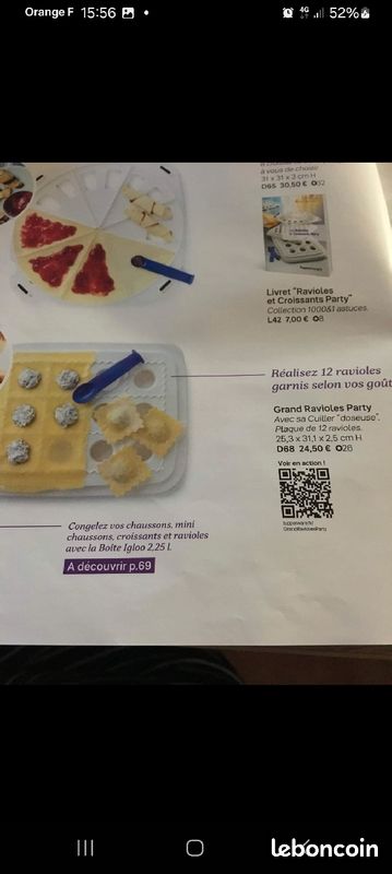Plaques à RaviolesTupperware (image 2)