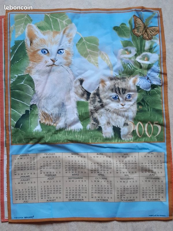 Torchon calendrier 2005 (image 1)