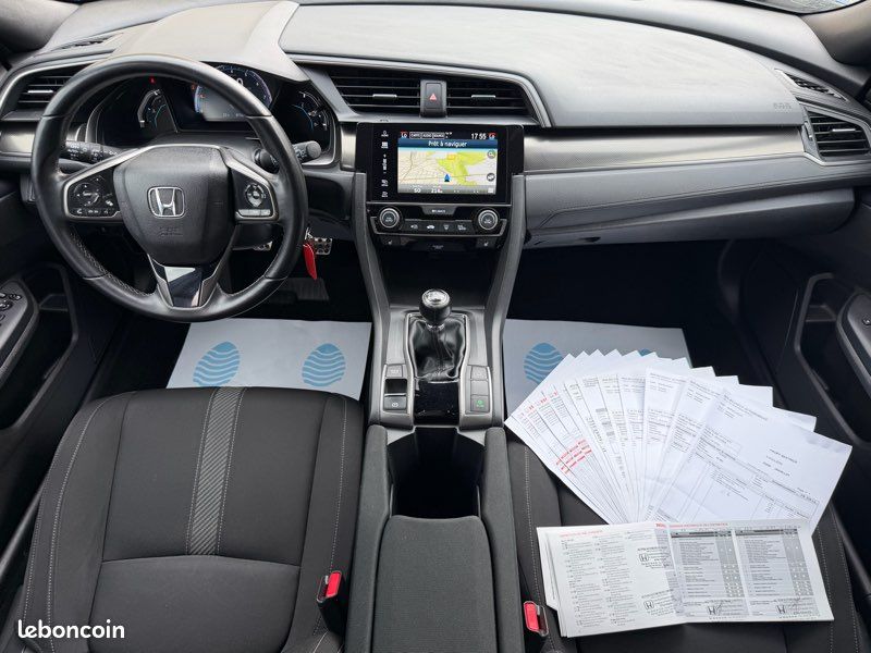 Honda CIVIC 1.0 i-VTEC 126ch CAMÉRA AR/GPS/FEUX LED/RADAR AV AR (image 5)