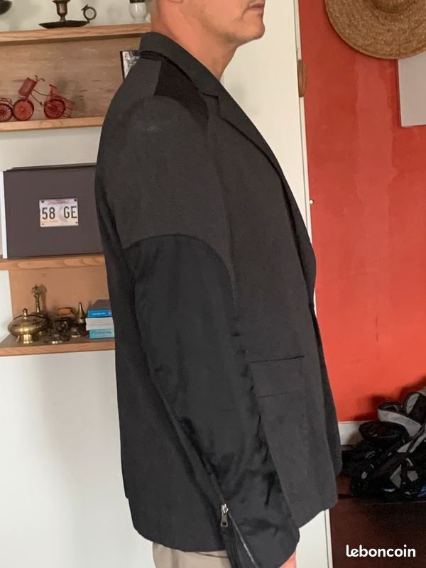 Veste Zara anthracite et noire (image 3)
