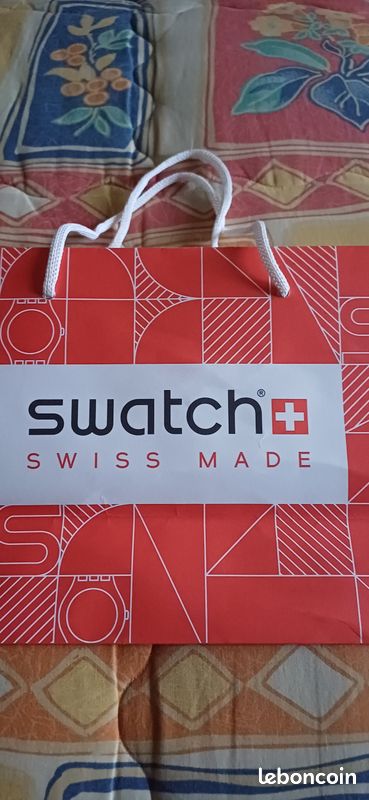 Pochette sac Swatch rouge (image 7)