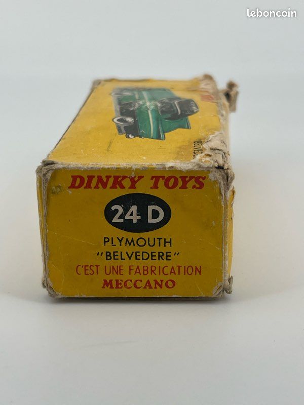 Dinky Toys Meccano France RARE Plymouth Belvédère réf 24D
