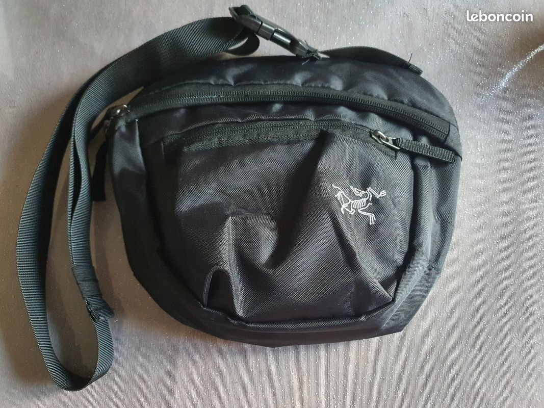 Sacoche Bandoulière Arc'teryx - Noir Nylon - Neuf Avec étiquettes