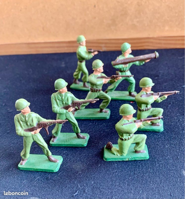 Figurine Starlux : mini Starlux 1/72, lot soldats armée, US , WW2 Figurine Starlux : mini Starlux 1/72, lot soldats armée, US , WW2