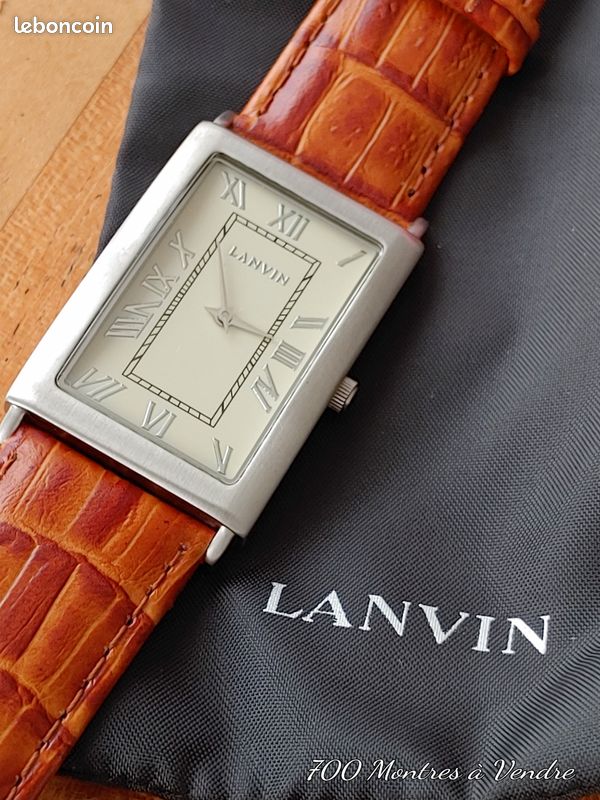 Montre Lanvin MP 10 Unisexe - Mouvement Quartz, Occasion, Bracelet à Changer