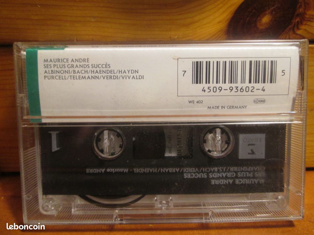 Cassette Audio K7 Maurice André Ses Plus Grands Succes (image 2)