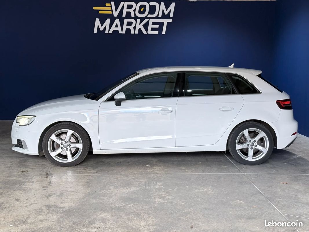AUDI A3 1.6 D 110ch DESIGN - 2016 - Suivi complet - Phares LED - CARPLAY - DISTRIBUTION OK (image 7)