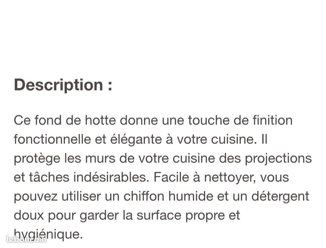 Fond de hotte cuisine (image 2)