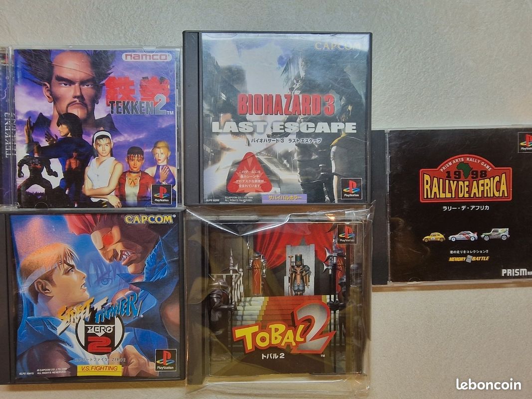 Lot De 5 Jeux PlayStation 1 (PS1) NTSC-J - Neufs Sous Blister - Version Japonaise