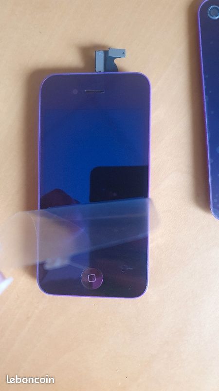 Vitre Arrière De Remplacement Pour IPhone 11 - Coloris Violet - Compatible Et Neuve