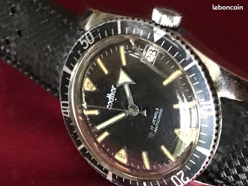 Montre Codhor Skin Diver - Pour Pièces Ou Réparation - Occasion, Montre De Plongée Vintage
