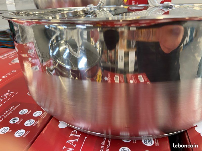 1 faitout bas Napoleon 9,4L neuf ,tous feux inox (image 2)