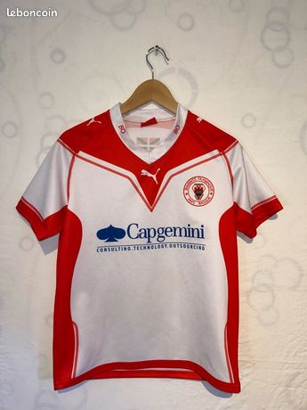 Maillot De Rugby BO Biarritz Olympique - Rouge - Taille 4XL (XXXXL) - Marque Burrda Sport - Occasion