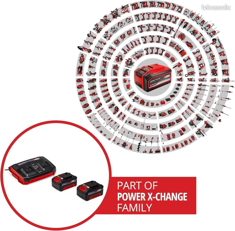 Einhell Batterie Power X-Change PLUS 18V 3.0Ah - Lithium-Ion - Compatible Tous Outils Einhell