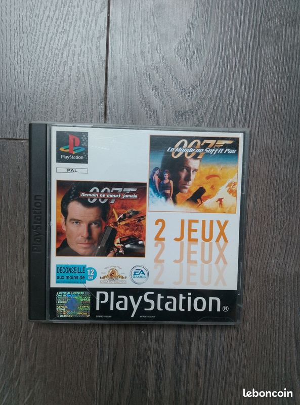 Jeu PlayStation 1 James Bond 007 , 2 jeux - Jeux vidéo