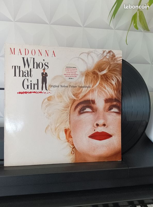 Vinyle 33t Madonna|Who's that girl (LP de 1987) (image 1)