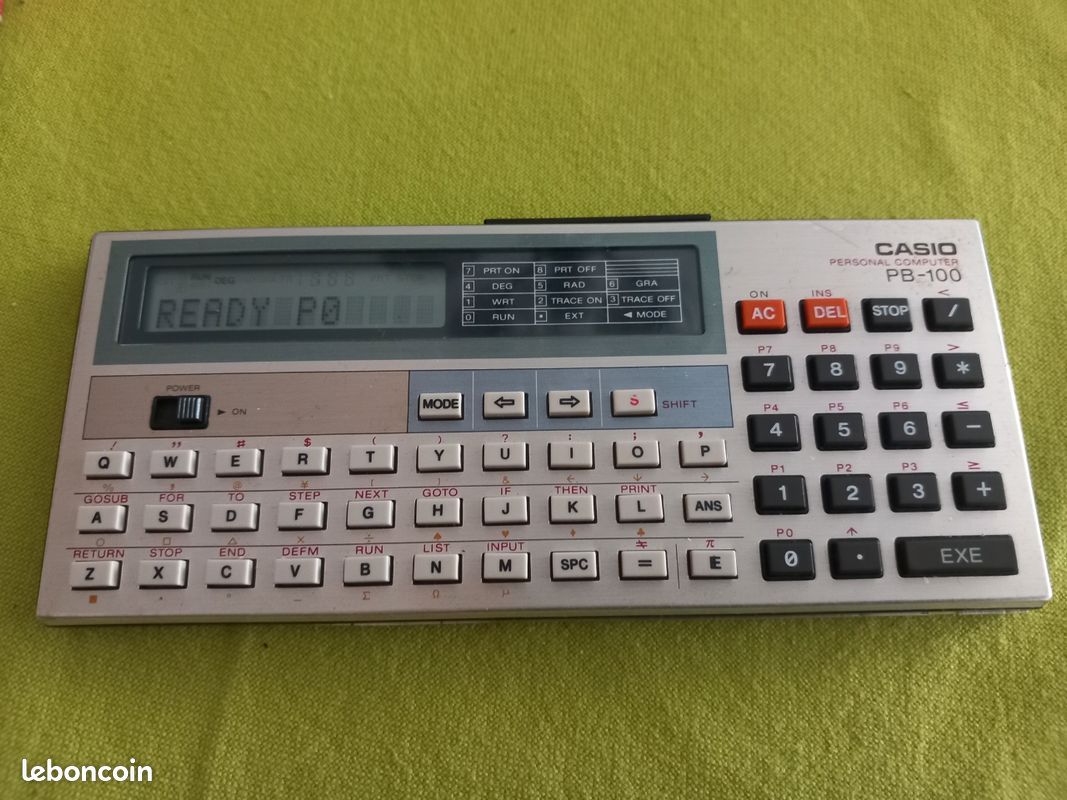 Ordinateur personnel casio PB-100 en boite (calculatrice) vintage 1984 (image 15)