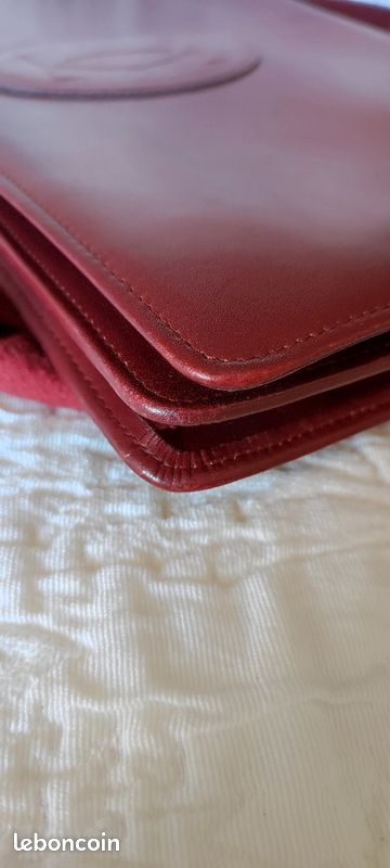 CARTIER sac must cuir bandoulière très bon etat (image 4)
