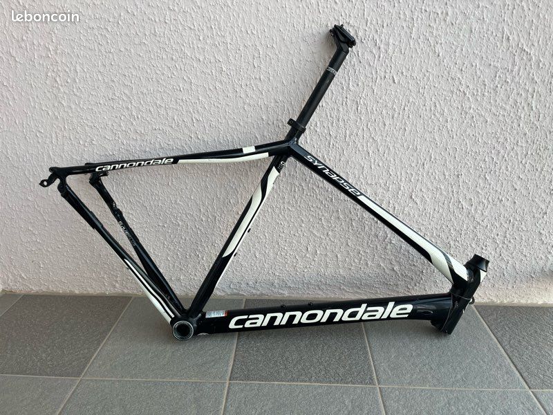 Cadre Cannondale Synapse CAAD – Aluminium – Taille 54 – Avec tige de selle (image 2)