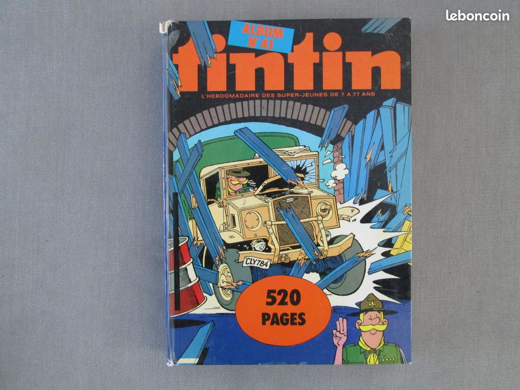 BD "Tintin reliure Album N°41" (image 1)