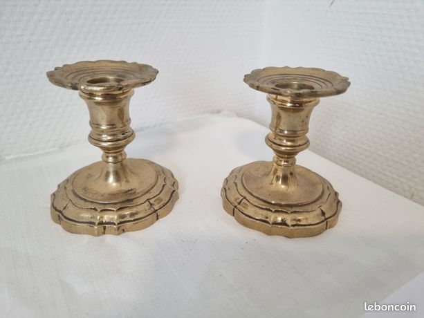 ANCIEN BOUGEOIR EN faïence blanche de Gien EUR 15,00 - FR