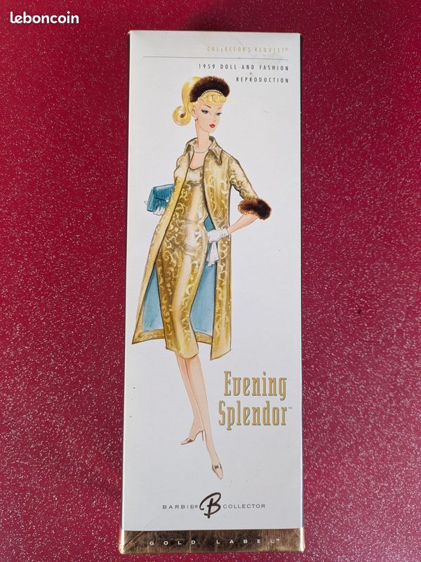 Barbie Evening Splendor Poupée - Édition Collector Gold Label édition Limitée Gold Label