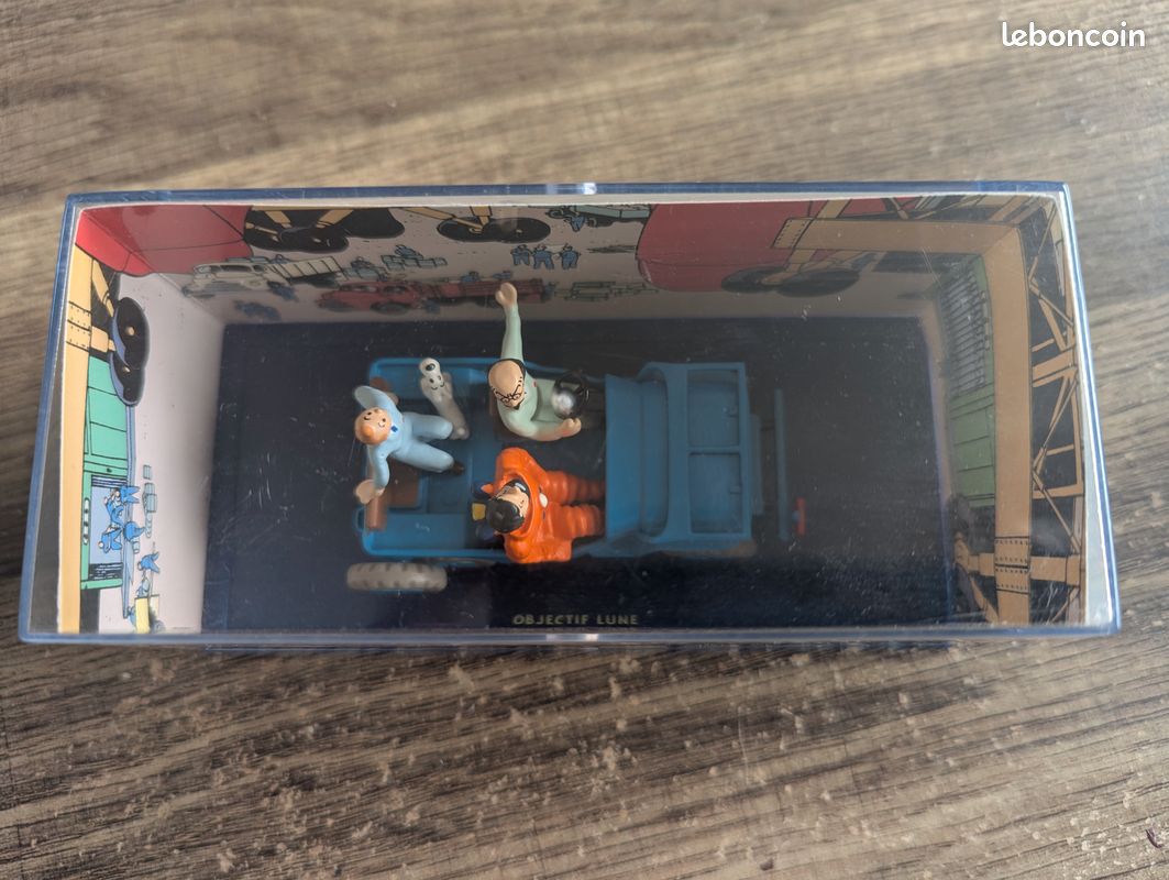 Construire la jeep Bleue N°40 Figurine TINTIN destination lune
