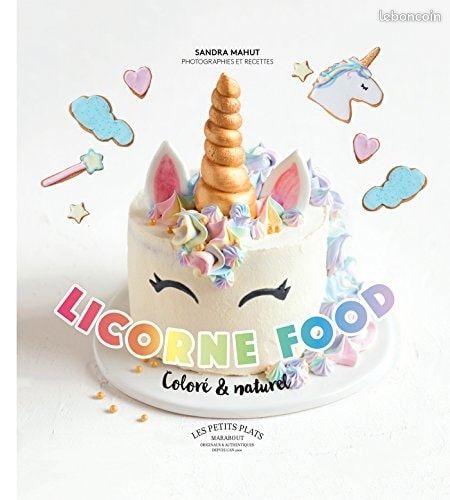 Licorne food coloré et naturel livre recettes (image 1)