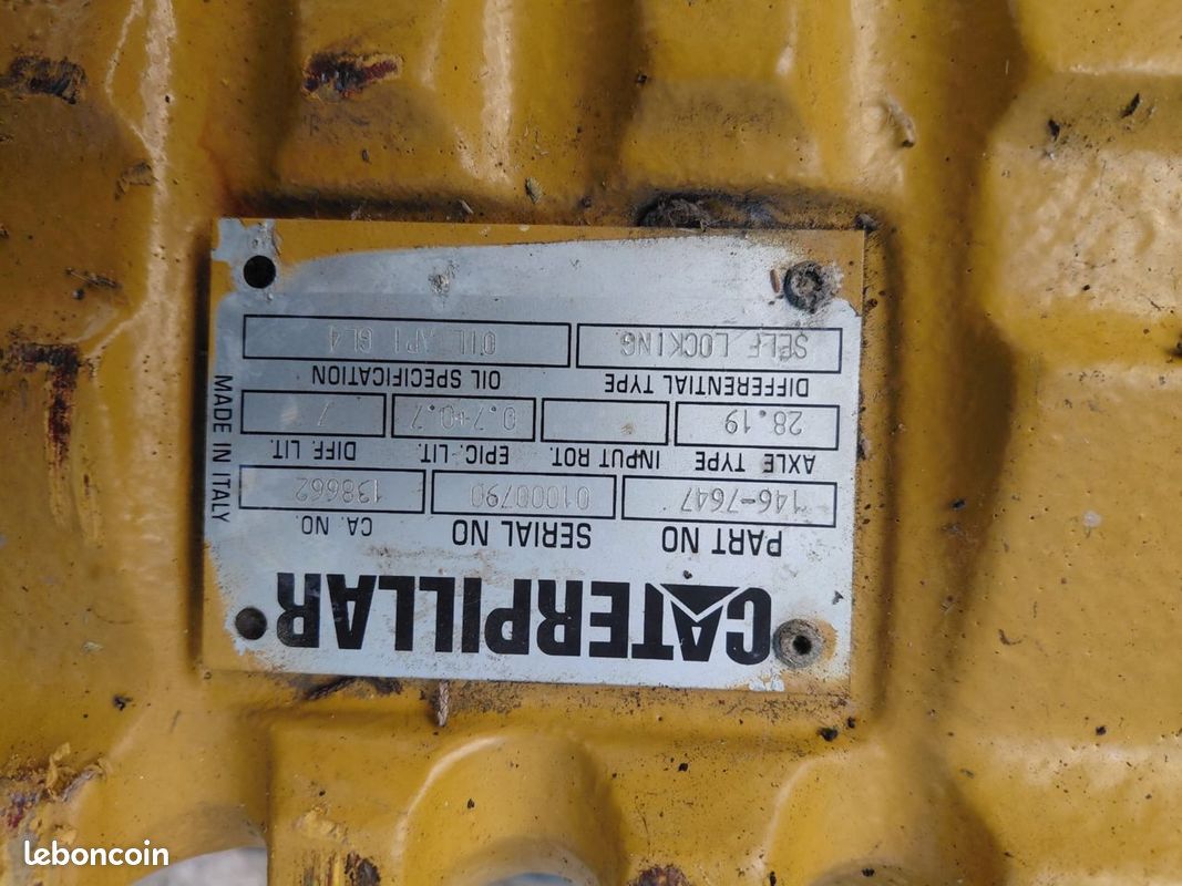 Pont avant arrière caterpillar 906 chargeuse (image 7)