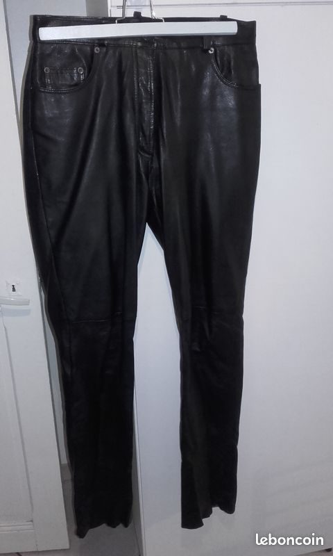 Pantalon en cuir t42 (image 1)