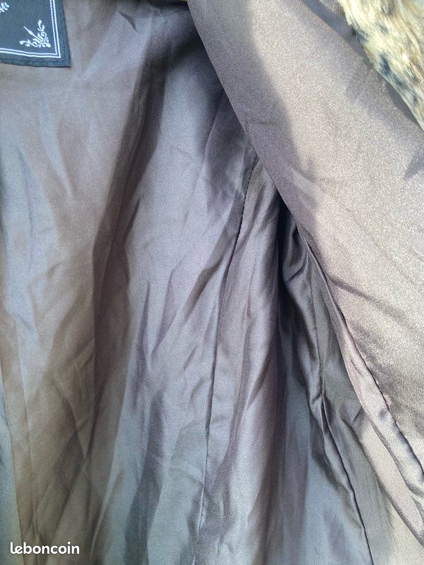 🧥 Veste fausse fourrure léopard – 11/12 ans – Zara (image 3)