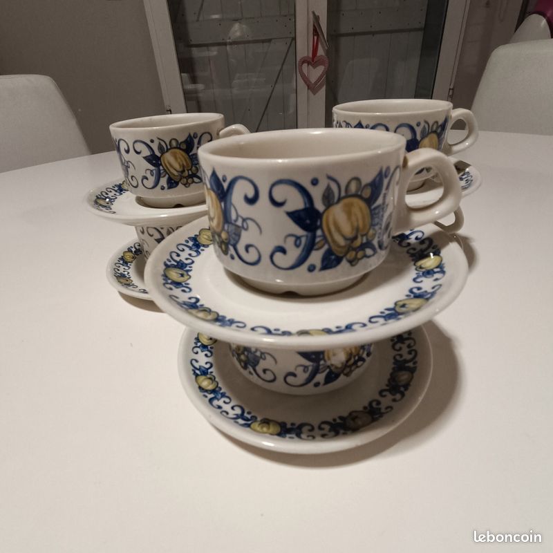 Service à café porcelaine, Izmir par Villeroy & Boch Blanc/Multicolore
