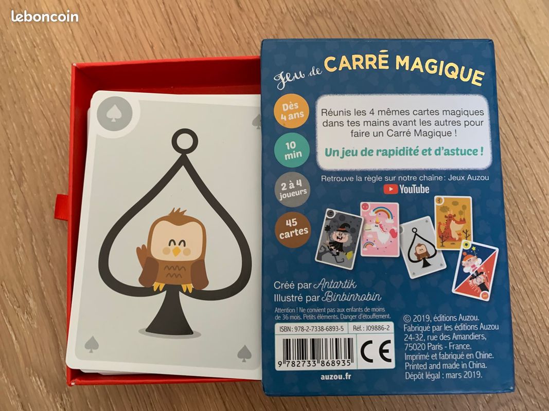 Jeu de société format poche « Carré Magique » (image 2)