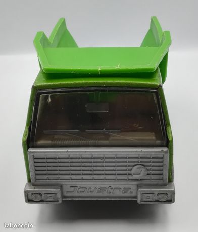 Camion Benne Ancien Joustra – Tôle Et Plastique – Mécanique Fonctionnelle? (31cm)