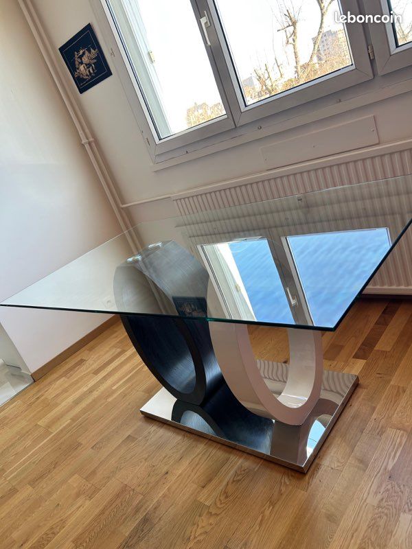 Table en verre 6 personnes (image 5)