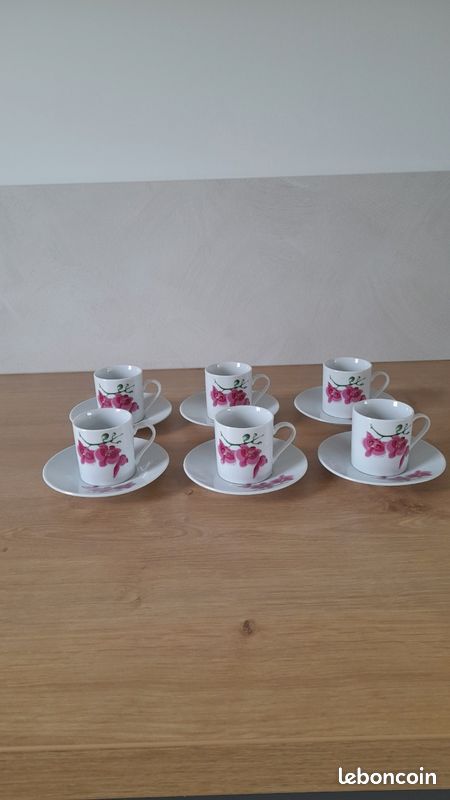 6 tasses orchidées (image 6)
