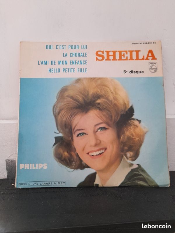 Disque vynile sheila (image 1)