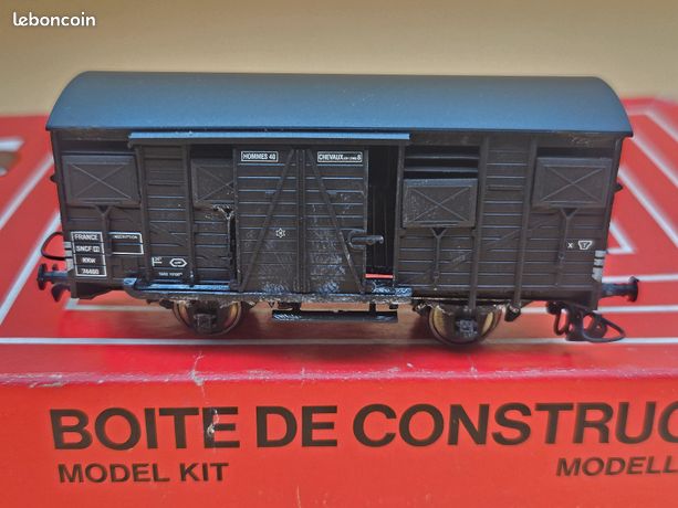 KIT A MONTER WAGON COUVERT 40' ACF URTX REEFER MONARCH 14293 Blueprint Series