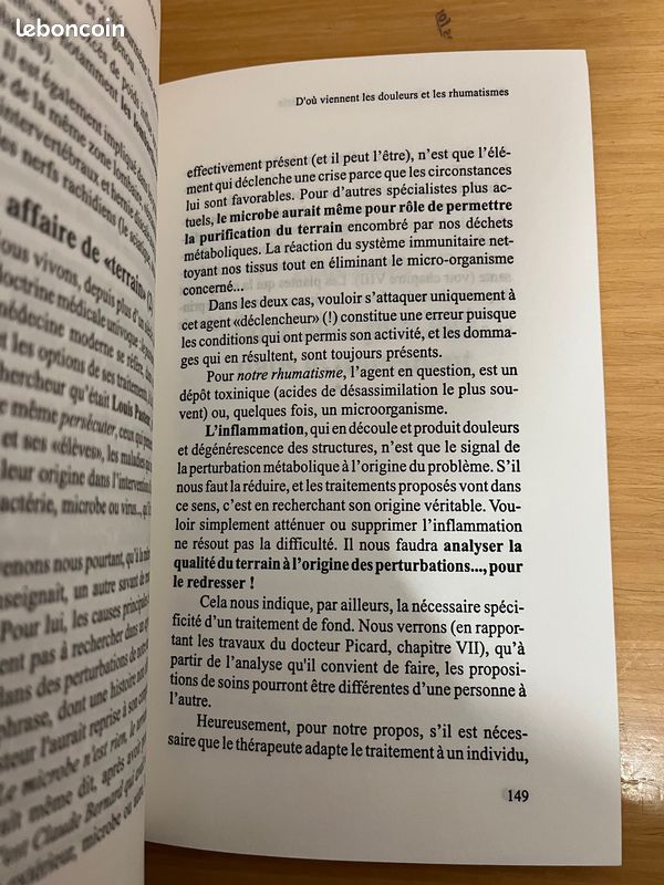 Livre ''Rhumatisme, Arthrose: La découverte du siècle'', R.Landis, Genève 1998 (image 10)
