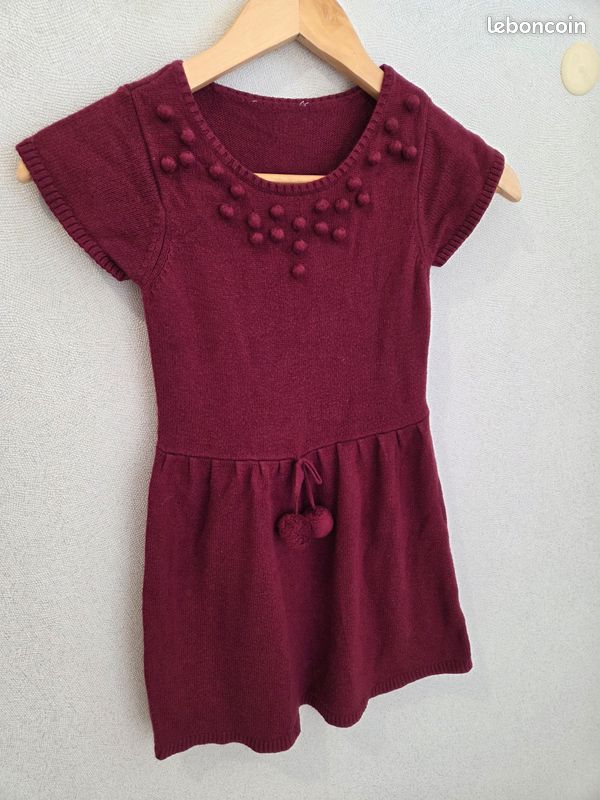 Robe Jacadi fille 6 ans Bordeaux (image 3)