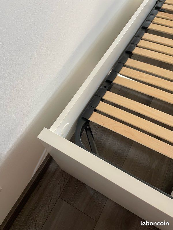 Lit neuf tiroir intégré avec sommier 90x150 cm (image 3)
