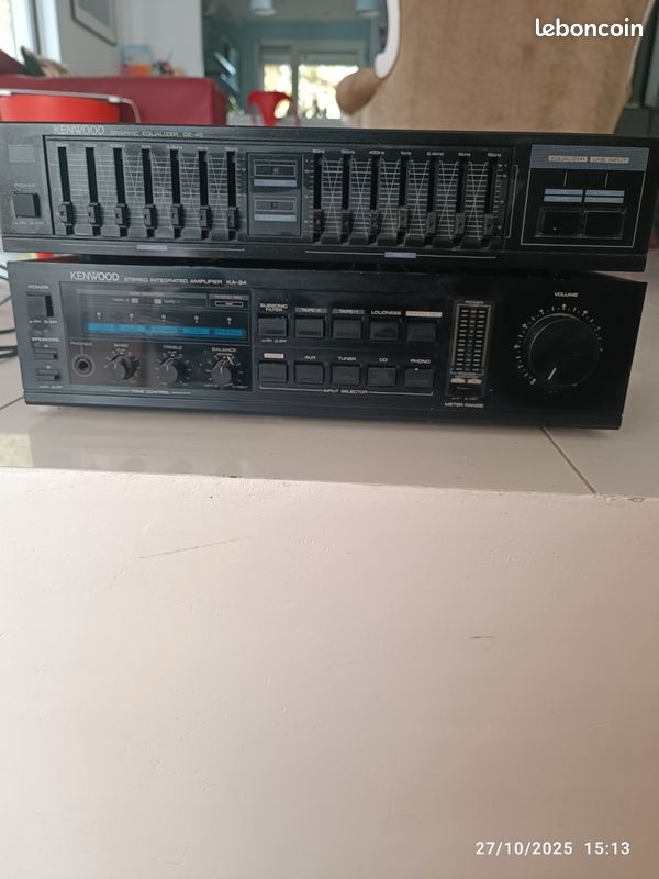 Amplificateur KA-94 et équaliseur GE-45 Kenwood (image 1)
