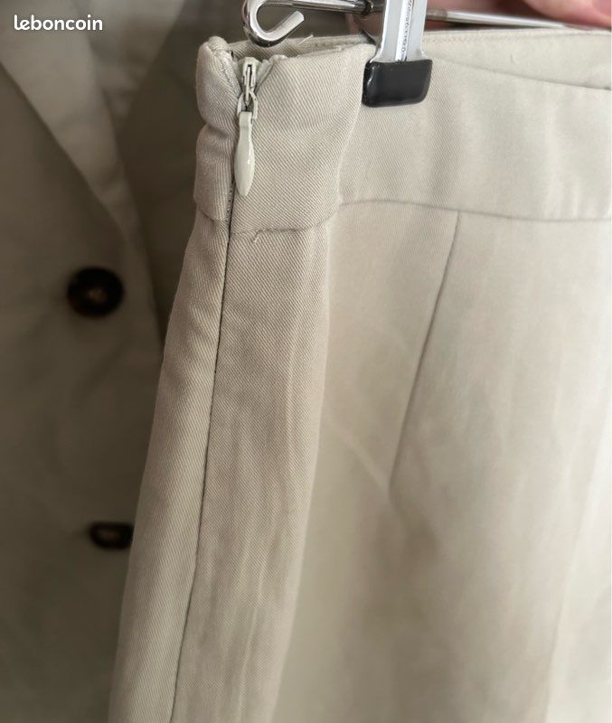 Ensemble blazer et jupe taille M vert clair (image 4)