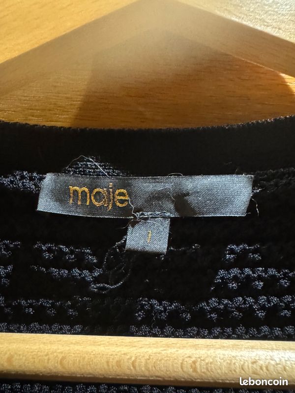 Pull Femme MAJE - Taille 1 (XS) - Multicolore En Viscose - Neuf Sans étiquette