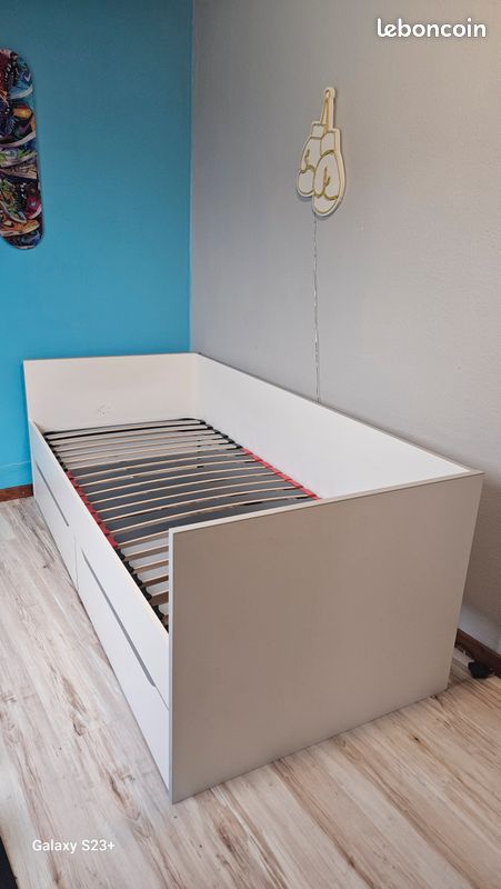 Lit banquette junior mixte 90x200 (image 2)