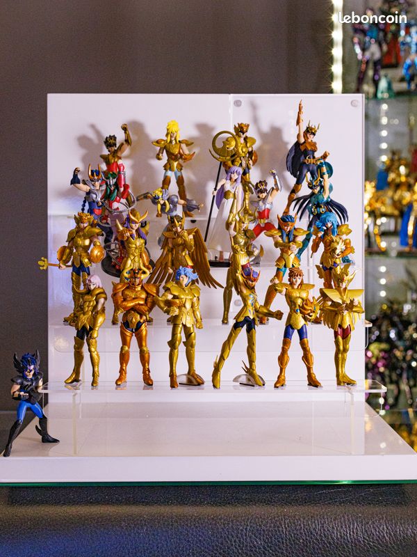 Lot 12 Mini Figurines Saint Seiya - Les Chevaliers Du Zodiaque Bandai Gashapon